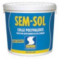 SEM-SOL COLLE SOL 6KG POLYVALENTE REVETEMENT TEXTILES ET PVC