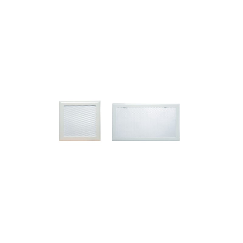 Grille avec cadre blanc grille blanche 500 x 200mm